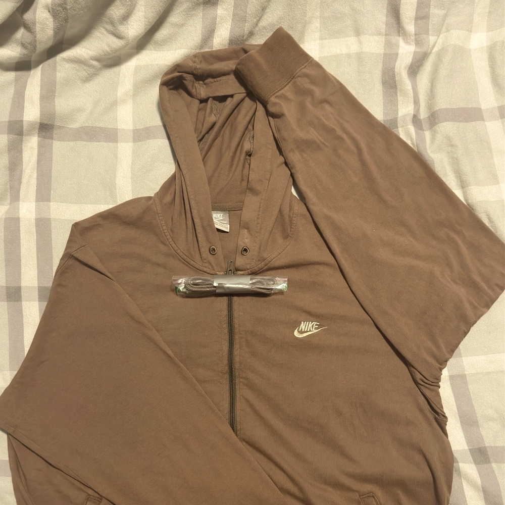 Nike beige hoodie